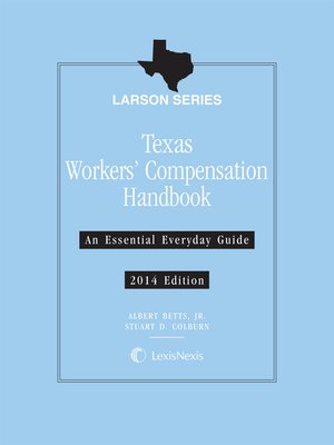 cover image of Texas Workers' Compensation Handbook